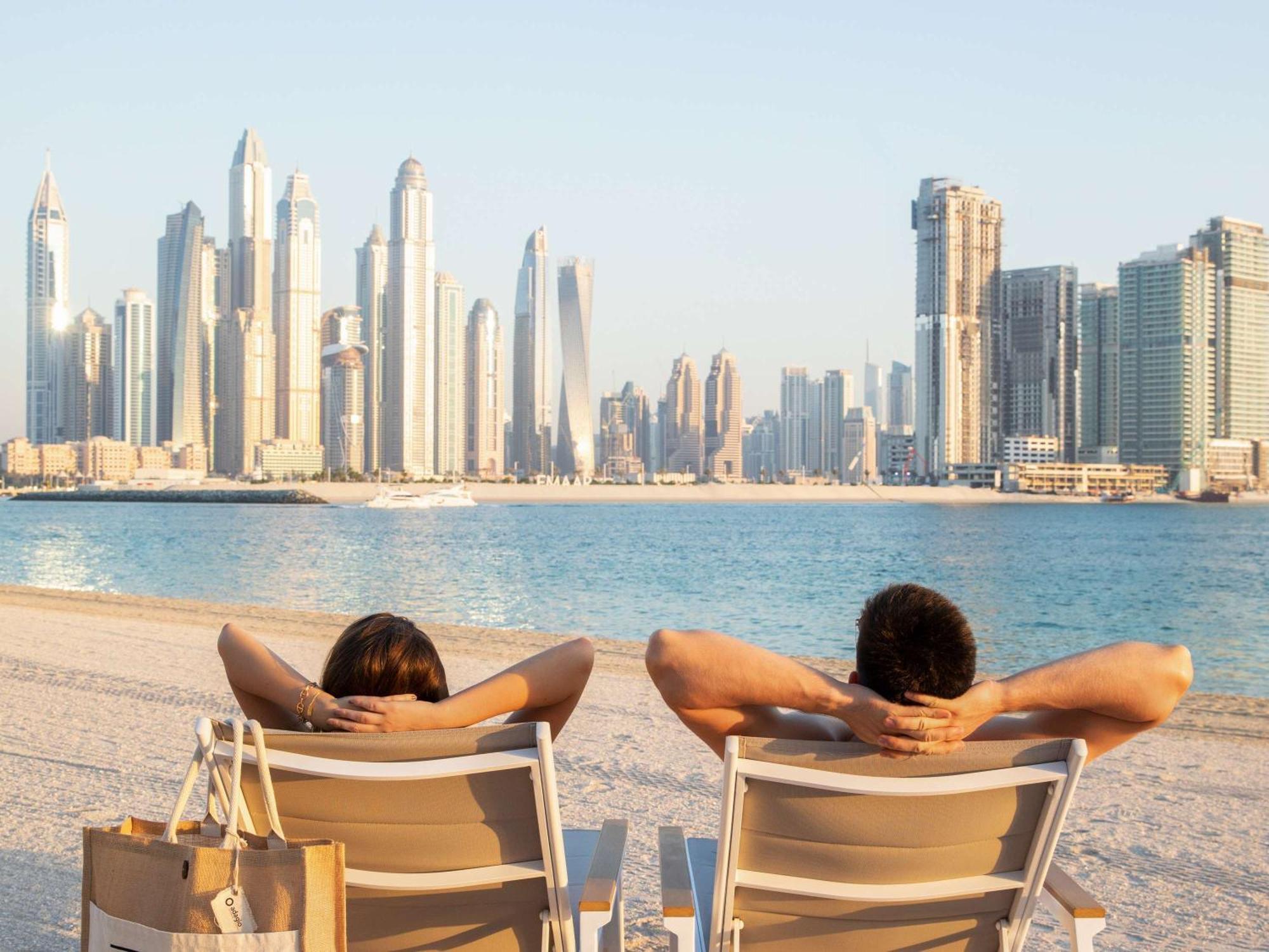 Апарт отель Adagio Premium The Palm Дубай Экстерьер фото